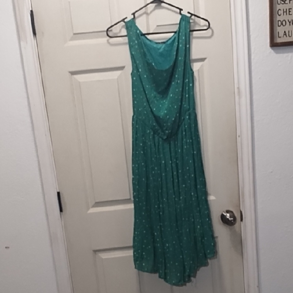 Carling Green Sleeveless Dress
